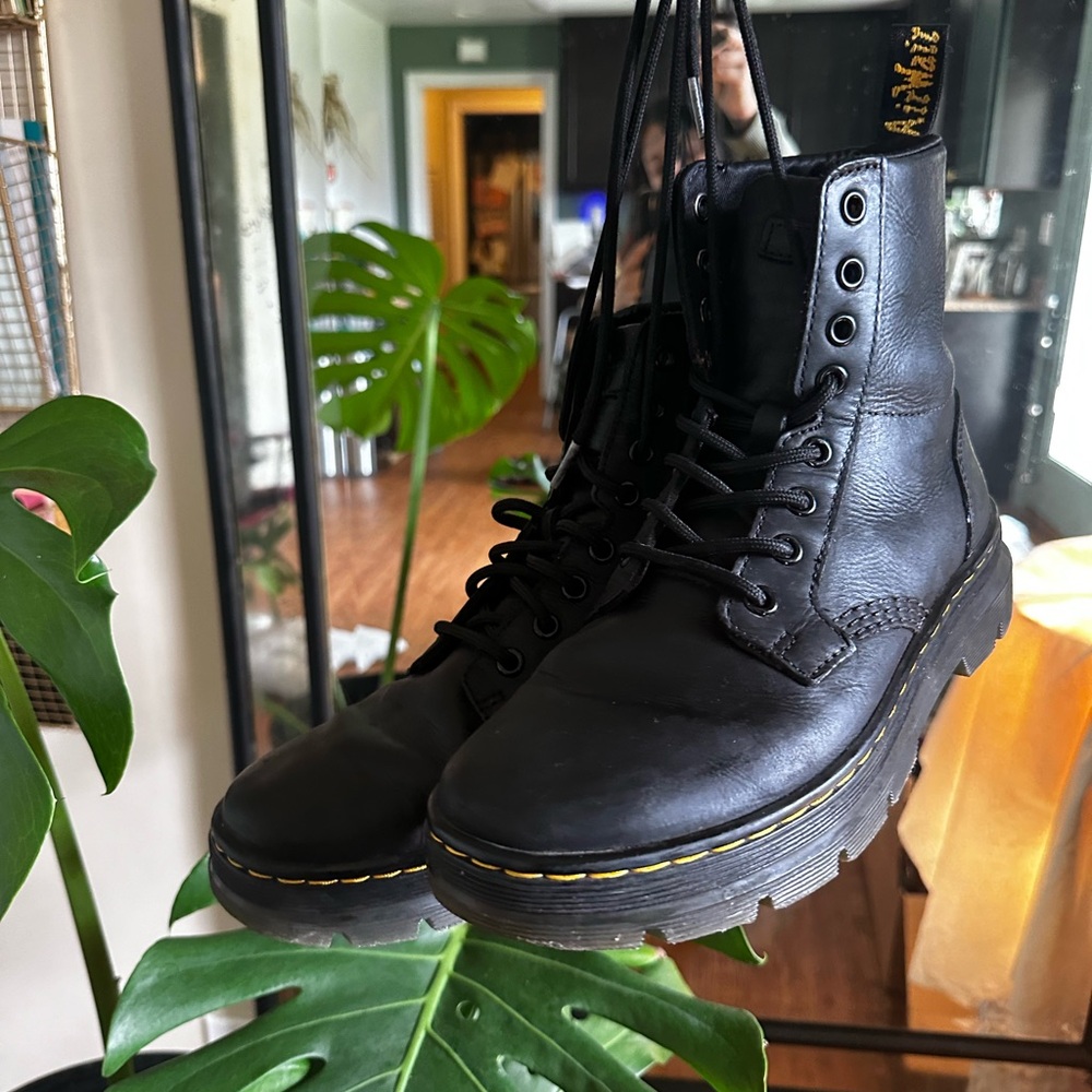 Dr. Martens Black Leather Boots